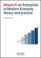 Issue cover Research on Enterprise in Modern Economy theory and practice